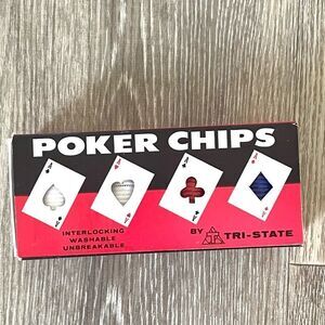 Tri state poker chips